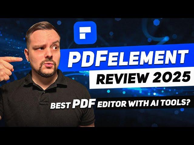 Wondershare PDFelement Review - 2025 | Best PDF Editor? (AI Productivity Tools)