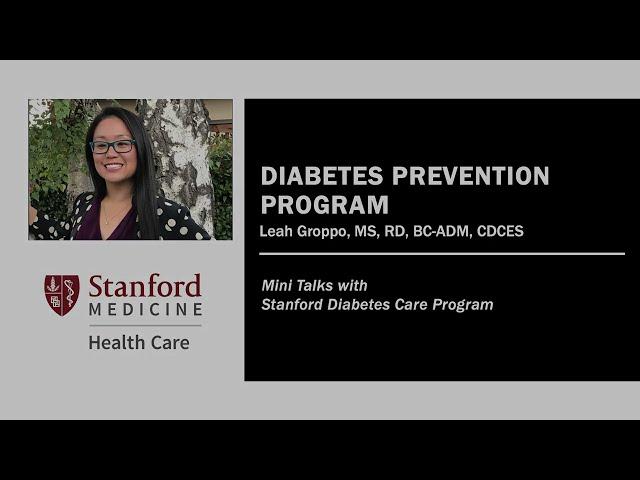 Diabetes Prevention Program at Stanford Health Care