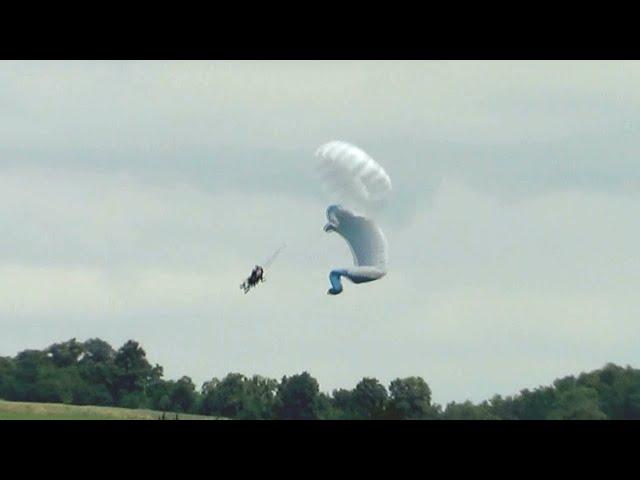 Paragliding SIV FAIL. Low reserve throw.