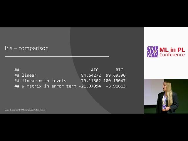 Maria Kubara - Spatial econometrics with self-made weighting matrixes