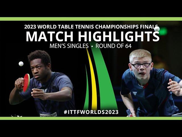 Alexis Lebrun vs Ibrahima Diaw | MS R64 | 2023 ITTF World Table Tennis Championships Finals