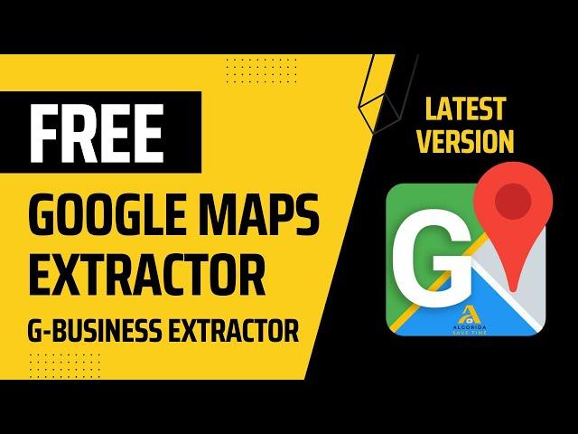 How to scrape google maps data | Google Maps Extractor | G-Business Extractor | Free