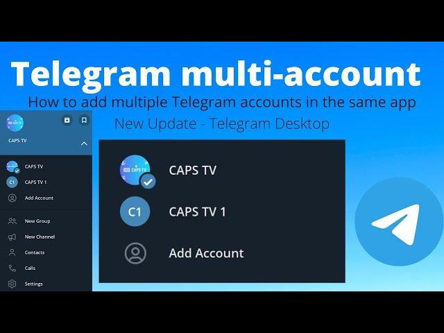 How to add multiple Telegram accounts in the same Desktop App | 2020 Update | Direct method