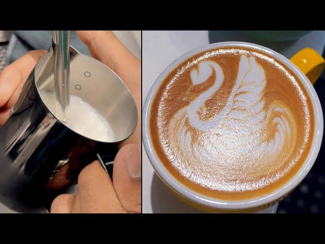 How to Make Latte Art with Milk Steaming | Step-by-Step Guide to Beginners | Latte Art Tutorial 2024