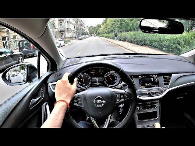 Opel Astra Comfort 130HP - POV Test Drive. GoPRO car driving