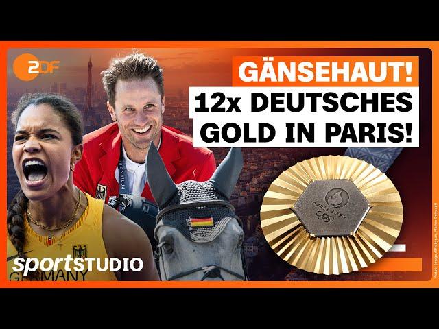 Alle deutschen Gold-Momente in Paris | Olympia 2024 | sportstudio