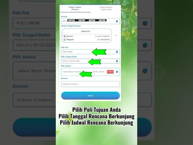 Cara daftar antrian online 2023 jkn mobile #videoshort #jknmobile #bpjskesehatanri #bpjskesehatan