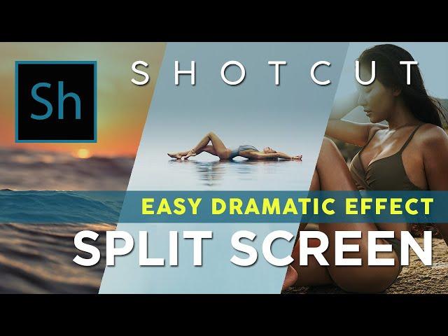 Shotcut Tutorial: How to Create a Split Screen to Add a Dramatic Effect to Your Cinematic Video