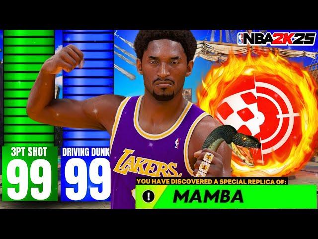 99 DUNK + 99 3PT + 90 VERTICAL KOBE BRYANT BUILD CAN DO EVERYTHING!! BEST BUILD IN NBA 2K25!!