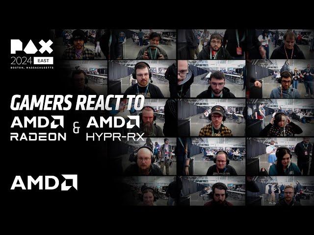 Gamers React to AMD HYPR-RX at PAX East 2024