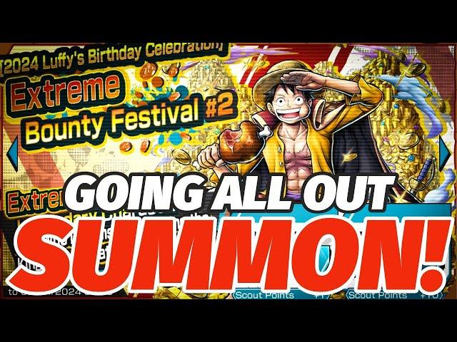 Return EX Luffy SUMMON!!!(All Out for EXpensive Luffy!) | One Piece Bounty Rush