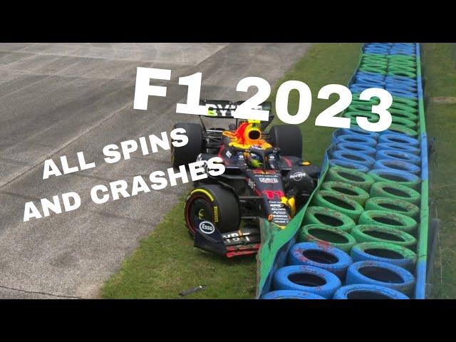 F1 2023 All Spins And Crashes