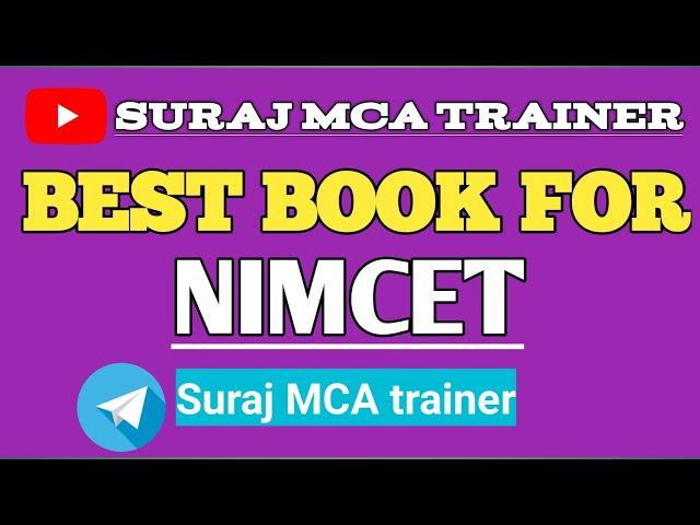 Best Book For NIMCET and Other MCA Exam