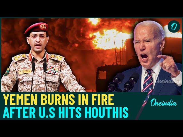 Videos from Yemen Show Suffering and Burning as U.S Strikes Houthi Targets After Attack on Israel