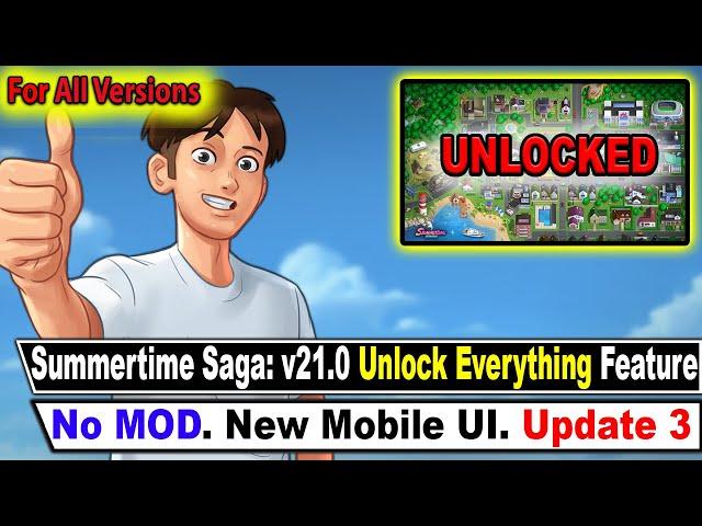 Summertime Saga: New Unlock Everything Feature [No Mod. All Version]