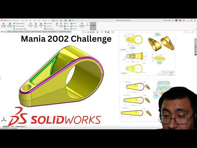 SolidWorks Model Mania 2002 Master the Challenge with this Tutorial