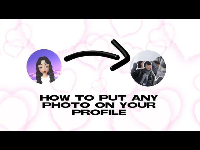 HOW TO PUT ANY PHOTO ON YOUR PROFILE||Zepeto beginner tutorial