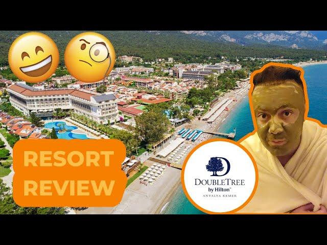 HONEST REVIEW - Hilton Resort DoubleTree Kemer Antalya Turkey  Travel Vlog