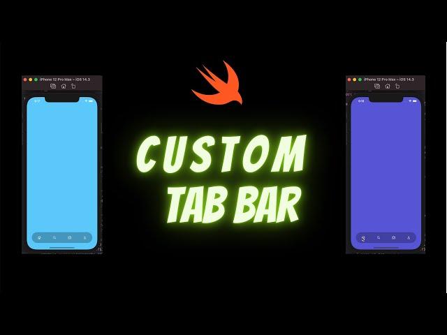How to create Custom Responsive TabBar in iOS 14 | Swift 5.0