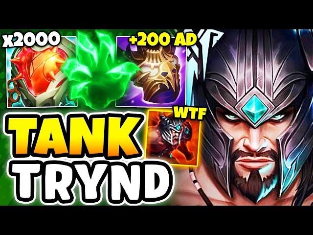 WHY THIS TANK TRYNDAMERE BUILD IS ACTUALLY 200 IQ! (CRAZY BACKDOOR ENDING)