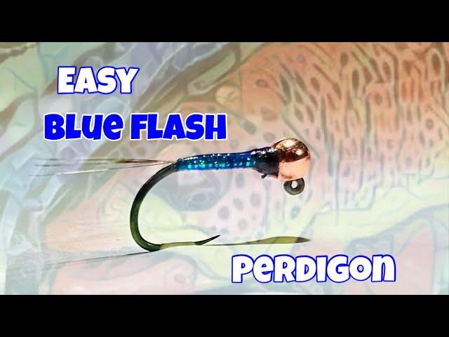 Easy Blue Flash Perdigon for Beginner Fly Tiers