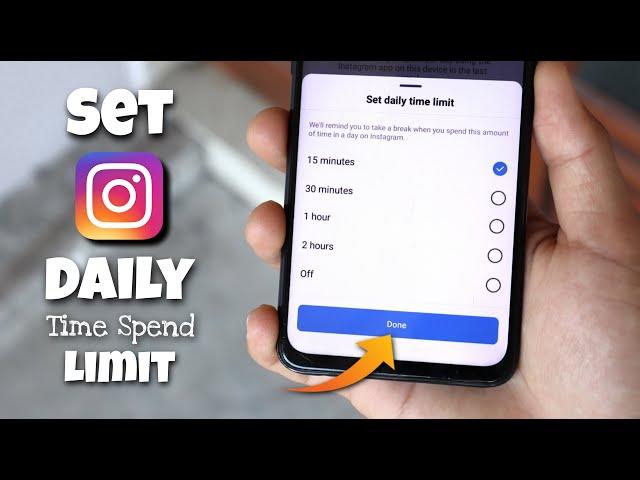 How to Set Daily Time Limit on Instagram