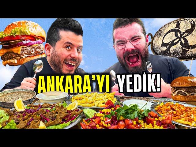 Ankara'nın En Lezzetli Yemek Turu - Döner Hamburger Sufle (Kavga Çıktı, Burnum Kanadı)  @TunaTavus