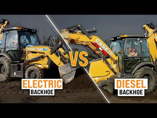 Test Run & Review: The World’s First Electric Backhoe, Case’s 580EV