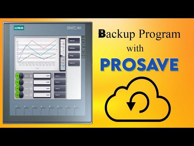 Backup Program from SIEMENS HMI Panels with ProSave