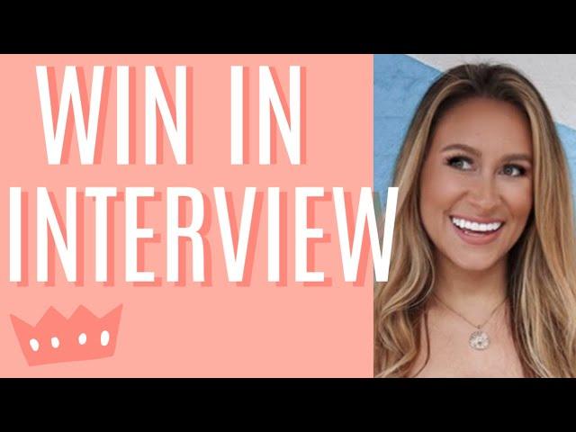 A winning pageant interview (in 6 steps)