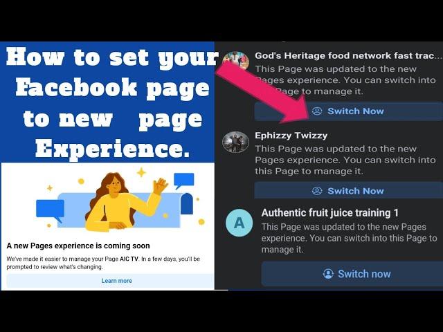 How to set your Facebook page to new page Experience. #facebook  #newpageexperience #page