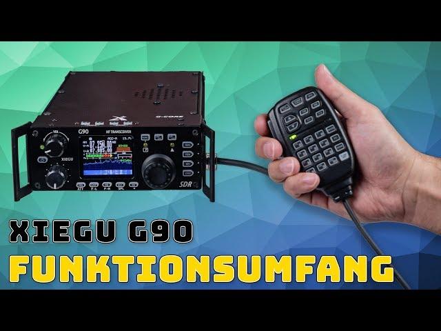 Xiegu G90 #02  Bedienung & Funktionen des Funkgerätes