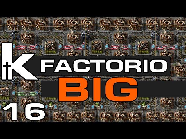 Factorio BIG - Ep 16 | Science Module Layout | Factorio Megabase in 0.18