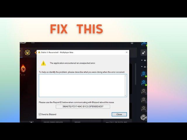 How to Fix "The application encountered an unexpected error" in Overwatch 2