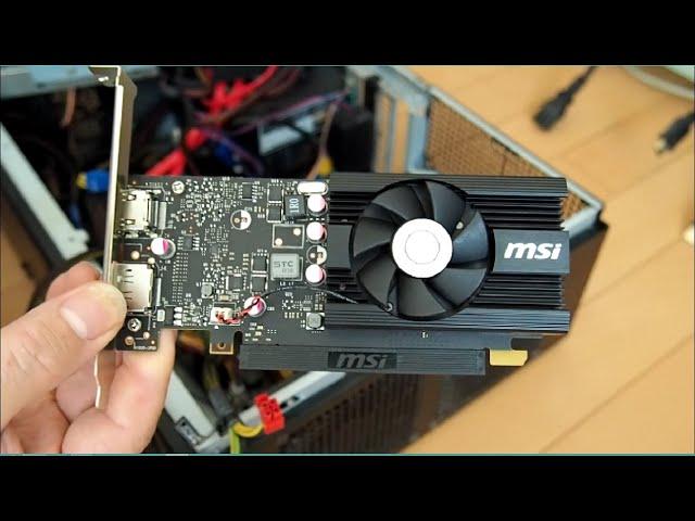 【自作PC】MSI GeForce GT1030とメモリ増設とCPUファン交換でメインPCを快適に？