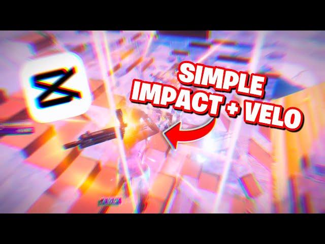 *Want This SIMPLE IMPACT + VELO?* | (Fortnite Effect Tutorial) | Mobile Capcut Editor