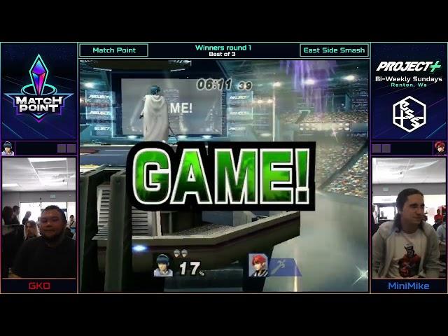 Matchpoint #39 - Winners round 1 - GKO (Marth) VS MiniMike (Roy)