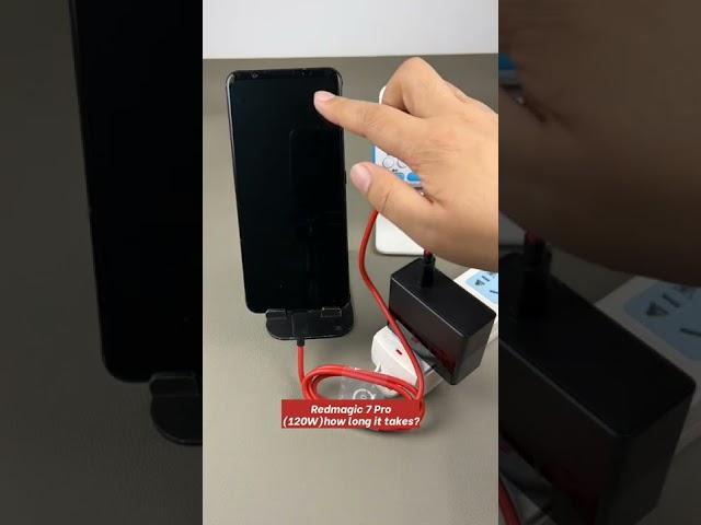 Redmagic 7 Pro 120W Super Fast Charging Test  #shorts #shorts