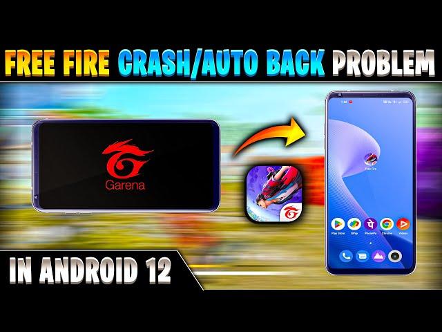 Solve free fire crash problem after garena logo | Free fire not opening auto back problem solve