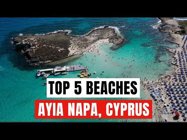 AYIA NAPA, CYPRUS  [4K Drone] — Top 5 Beaches in Cyprus