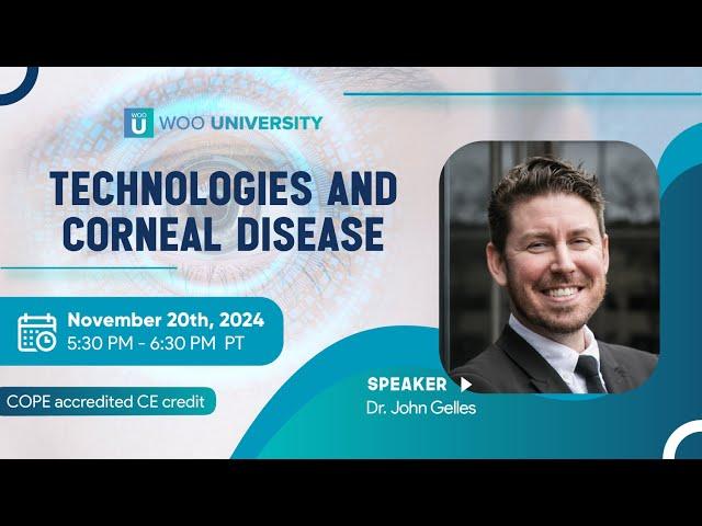 Technologies and Corneal Disease