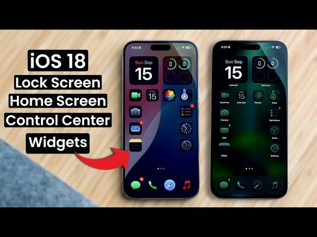 Ultimate Guide for Homescreen Customization in iOS 18!