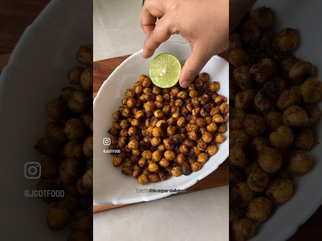 High protein crispy chickpeas