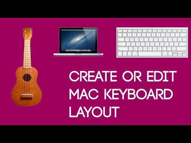 Mac Tutorials [16] - Create Or Edit The Keyboard Layout Of Mac