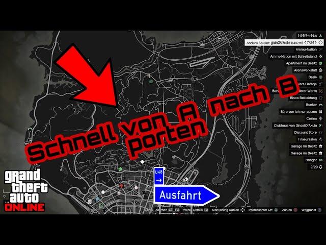 Ultra schnell Porten wohin man will / Teleport Glitch - GTA Online 1.51