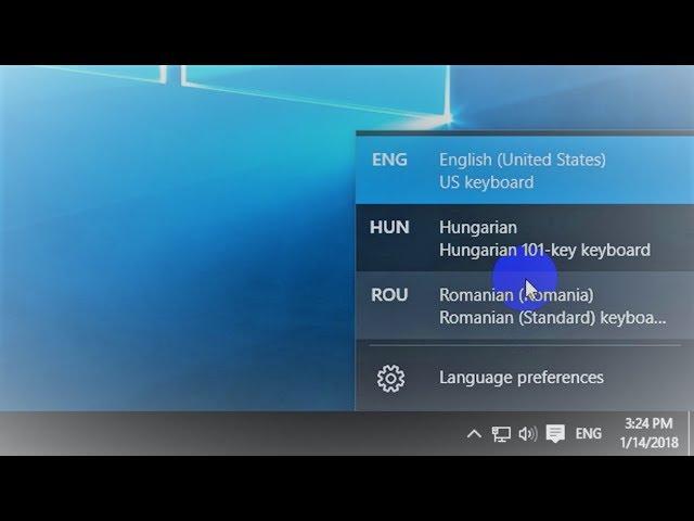 How to Show the Language Bar in Windows 10, Add More Languages, Usage