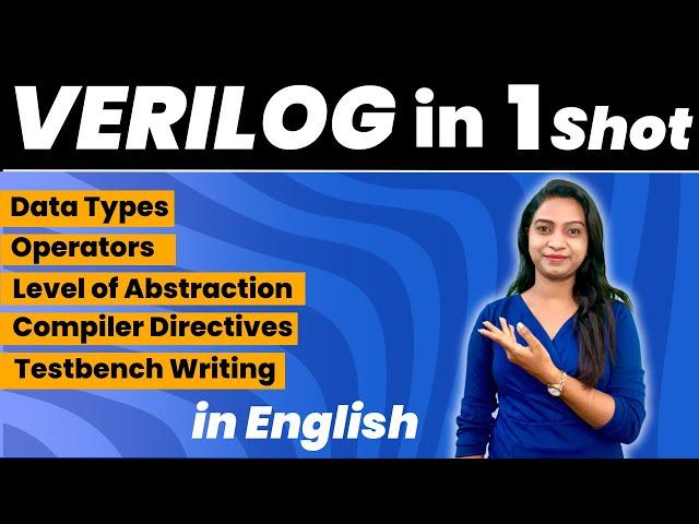 Verilog in One Shot | Verilog for beginners in English