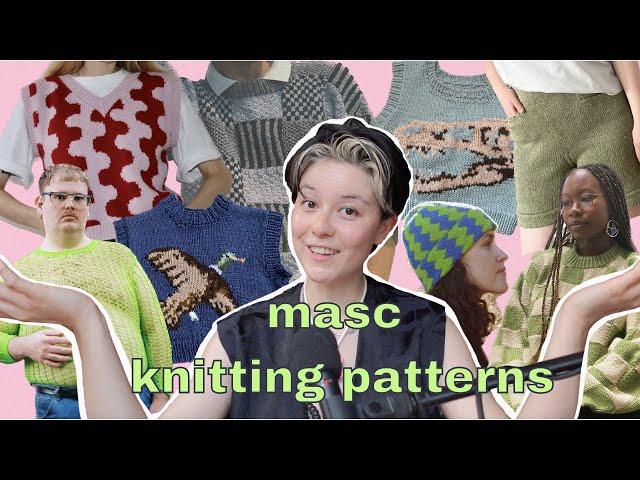 Masculine Knitting Pattern Inspiration | 20+ trendy knitting patterns