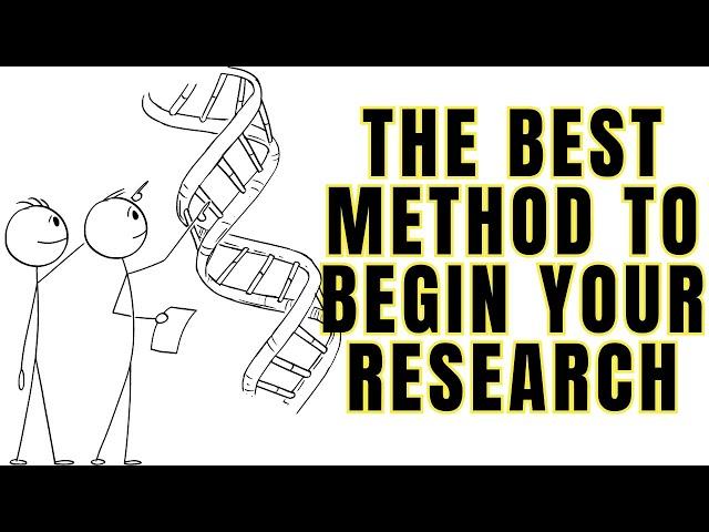 The Best Method to Kickstart Your Research! || Research Made Easy @biologyexams4u