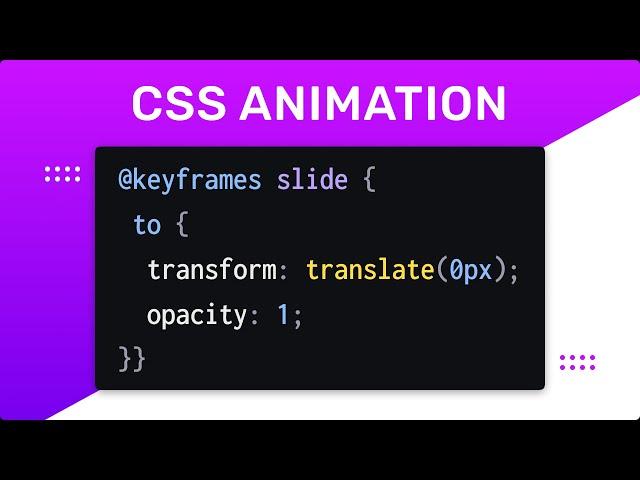 CSS Animation - Mini Tutorial